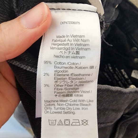 Madewell Starkey Wash Kick Out Crop Jeans 27 - Picture 6 of 7